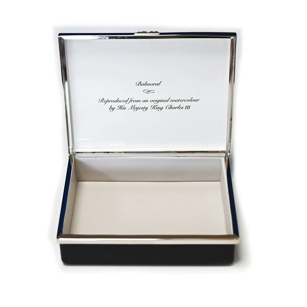 Balmoral Castle Large Enamel Trinket Box - Image 2