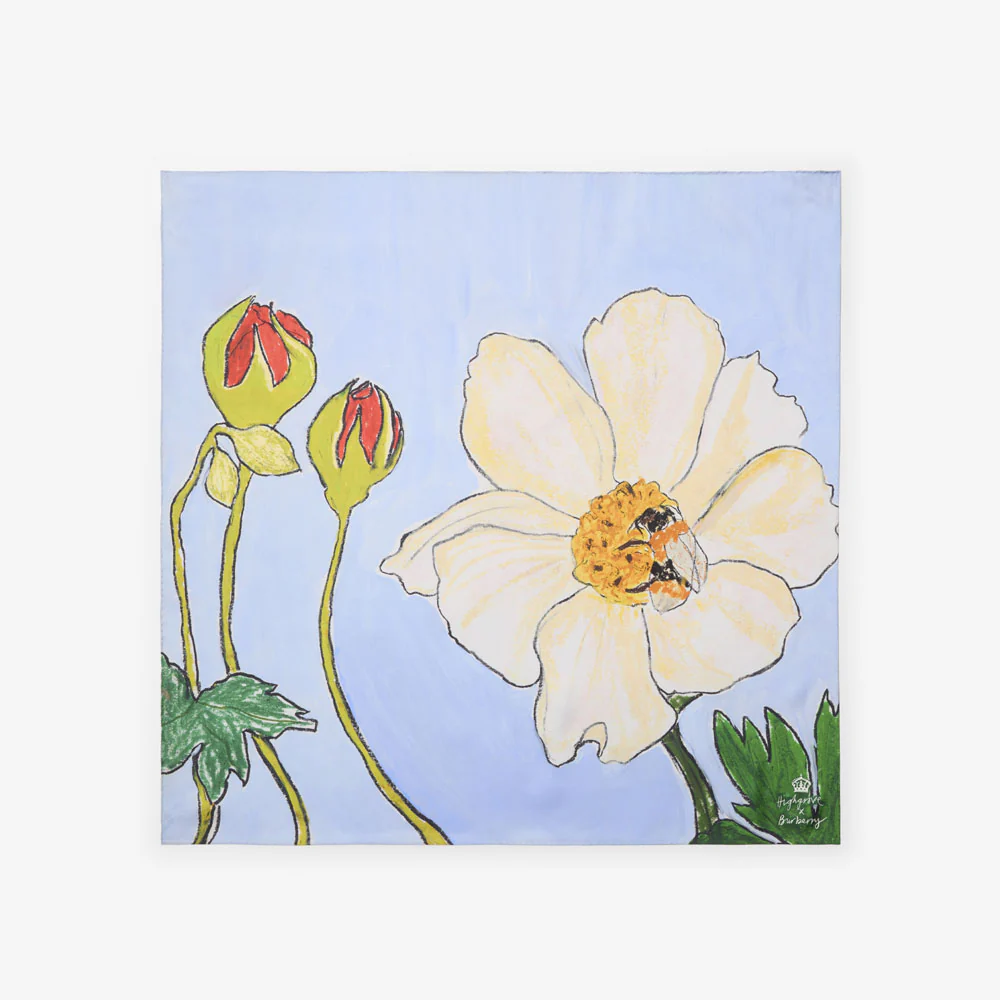 Highgrove x Burberry Honeybee Silk Scarf