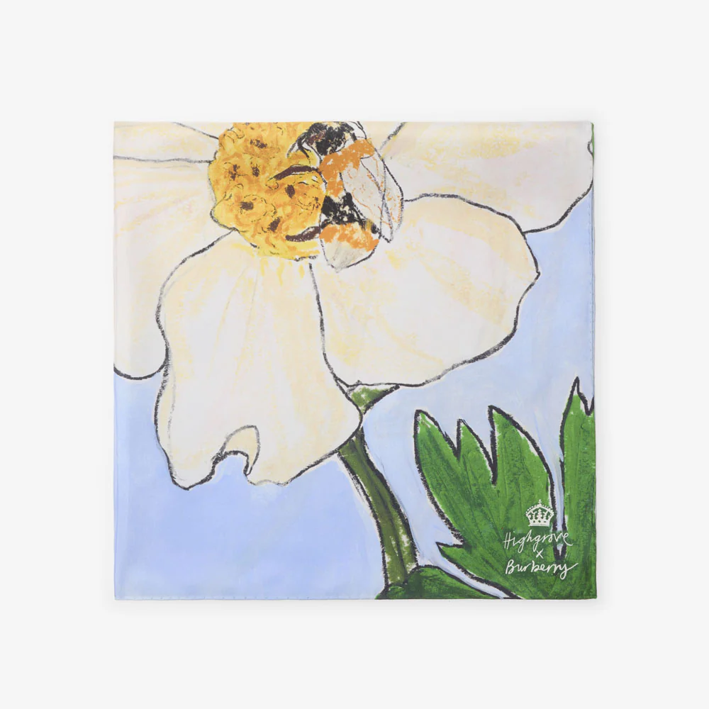 Highgrove x Burberry Honeybee Silk Scarf - Image 2