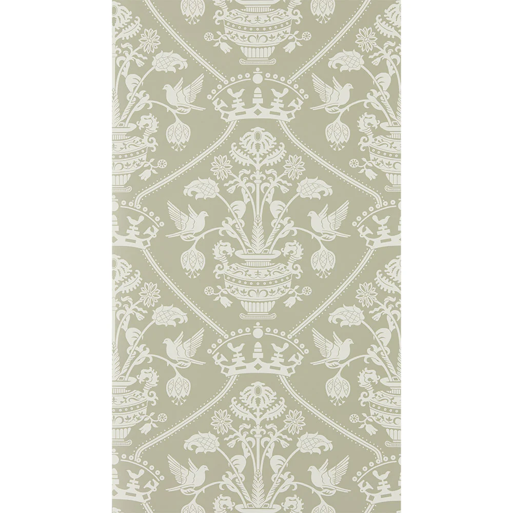 Highgrove Damask Wallpaper (Various Colours)