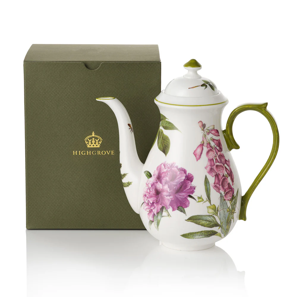Highgrove Gardens Fine Bone China Coffee Pot - Image 3