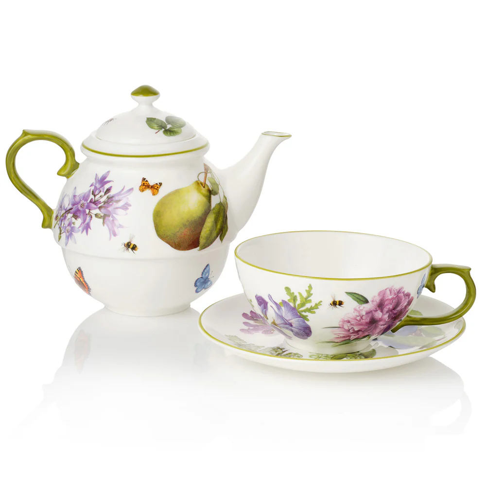 Highgrove Gardens Fine Bone China Tea for One Set - Image 2