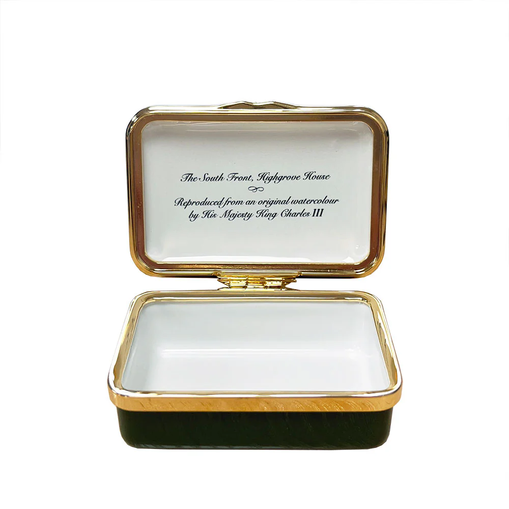 Highgrove South Front Small Enamel Trinket Box - Image 2