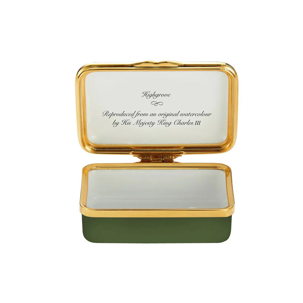 Highgrove House Small Enamel Trinket Box - Image 2