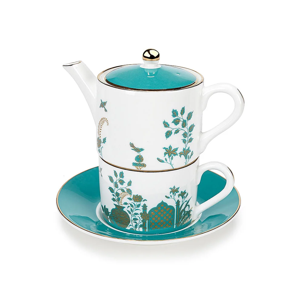 Royal Gardens Fine Bone China Tea for One Set - Image 4