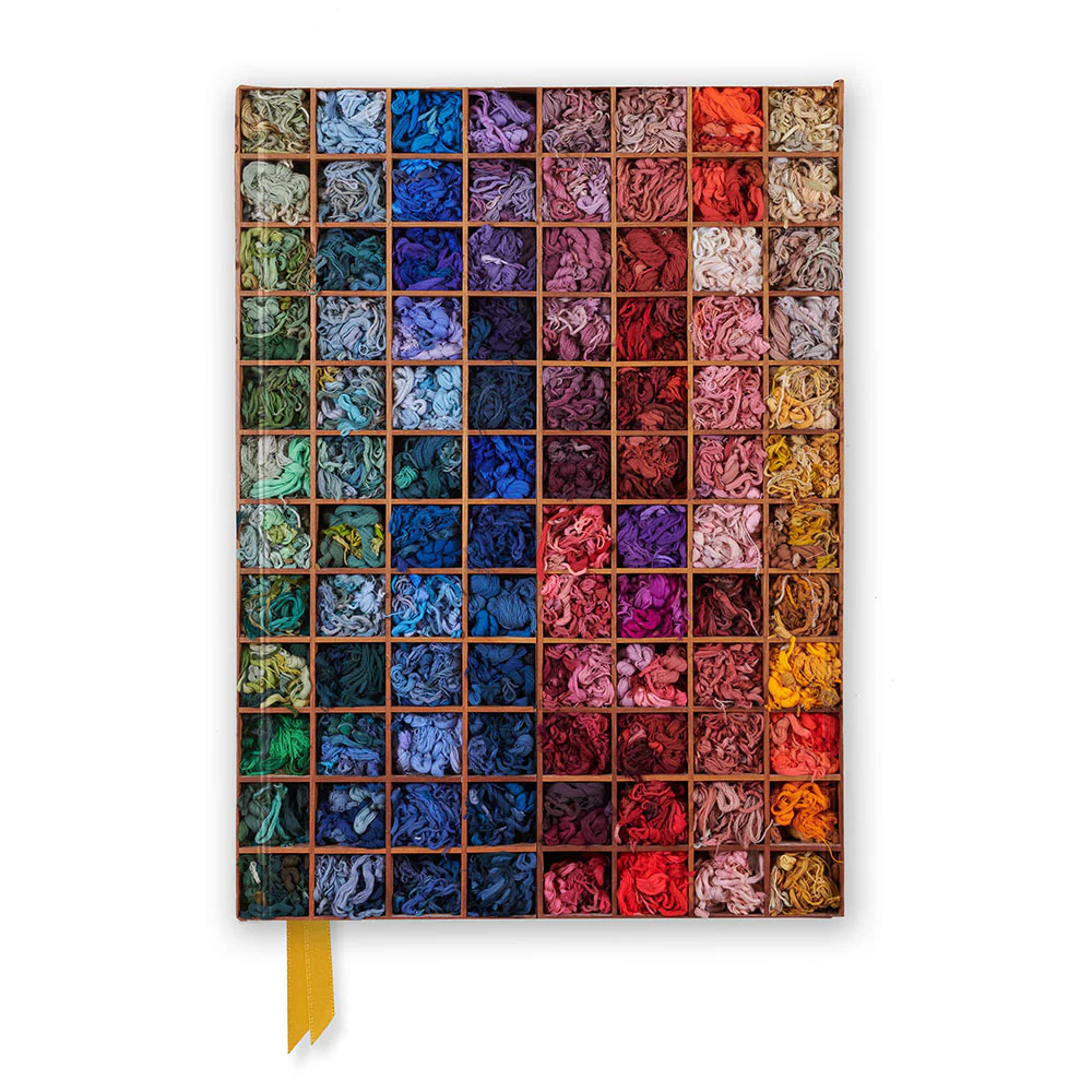 Royal School of Needlework Wall of Wool Foiled Ruled A5 Journal