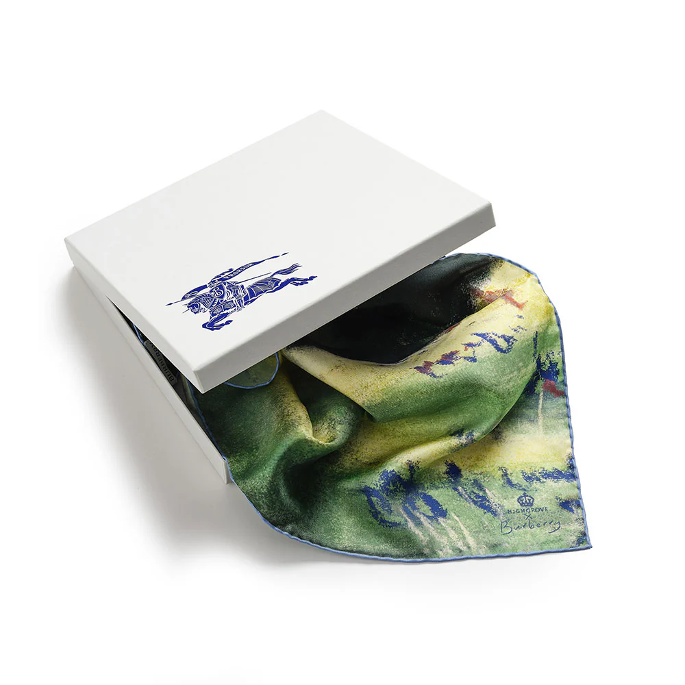 Highgrove x Burberry Summer "Wildflower Pathway" Silk Scarf - Image 2